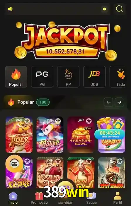 Promoções Especiais no 389win App